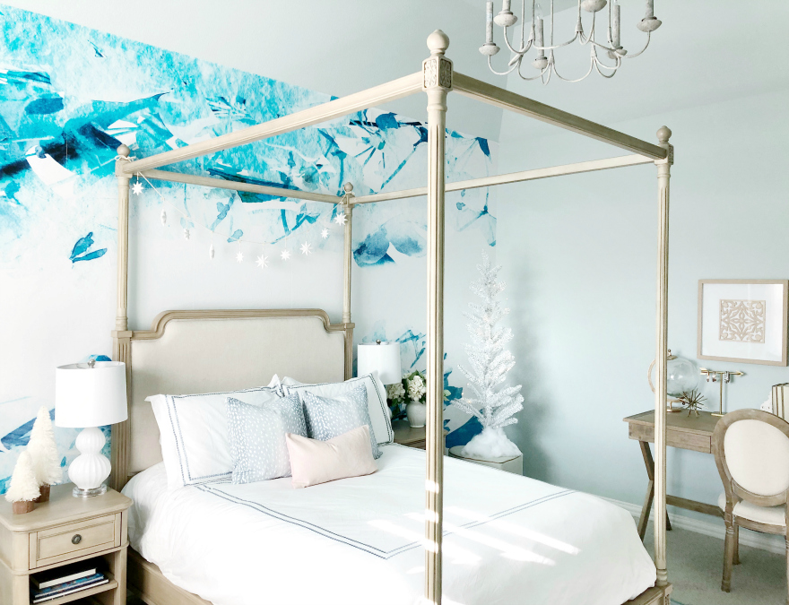 Turquoise teen room makeover
