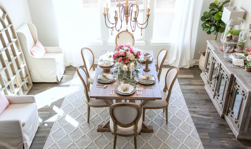 dining room french country decor home tour