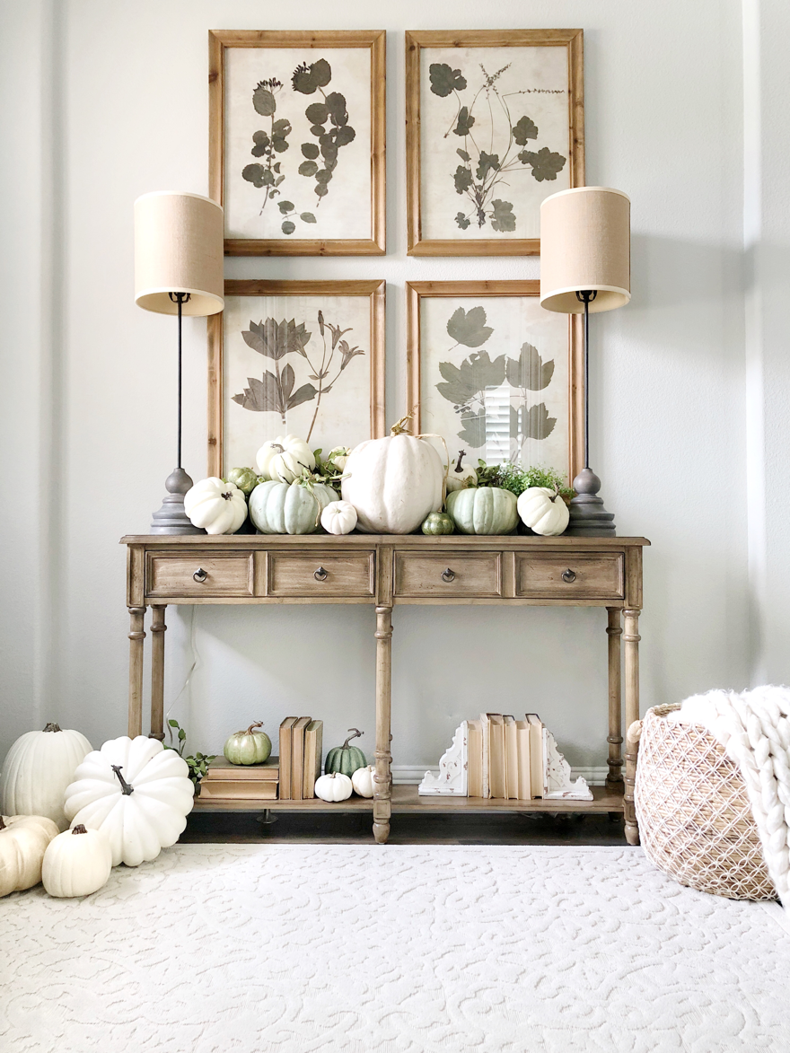 Welcoming Fall Home Tour-Rustic Chic Style - My Texas House