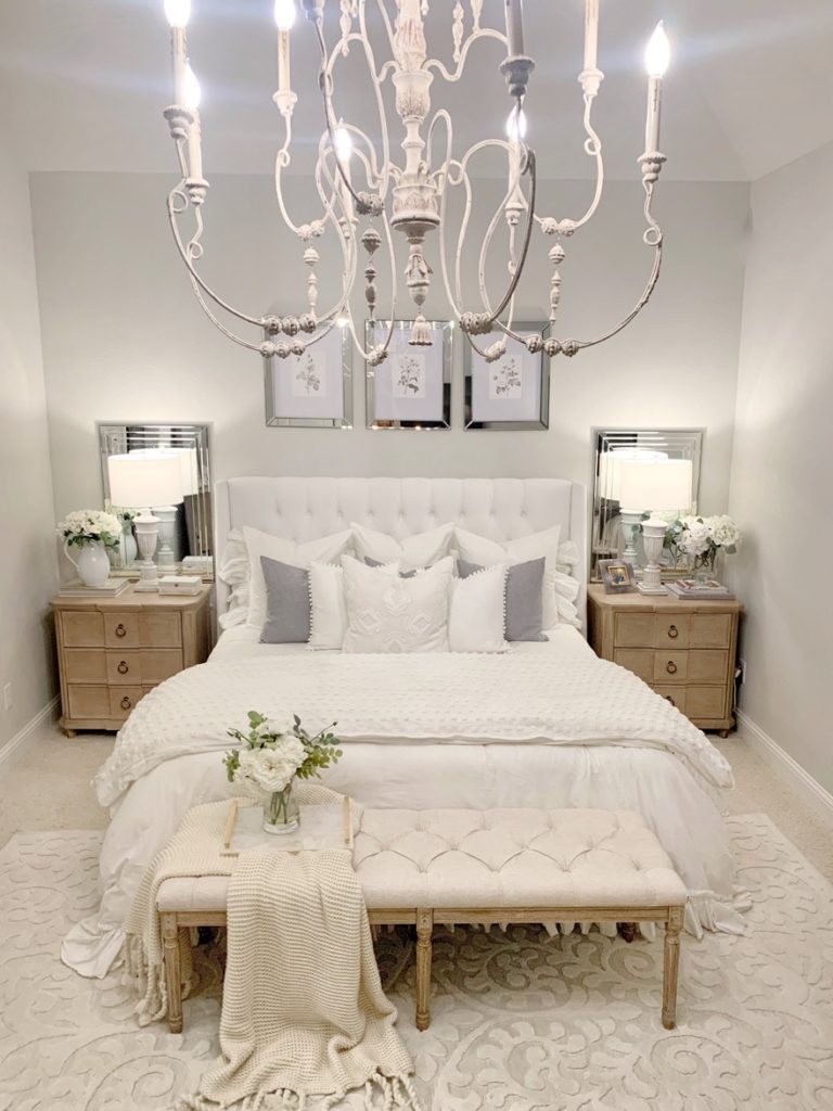 New French Country Bedroom Chandelier - My Texas House