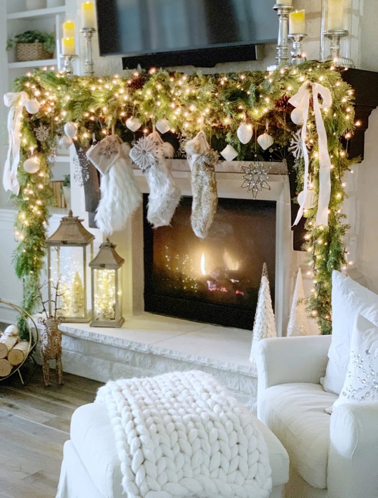 Mantel Decorating: Inspiration from Fall through Christmas - My Texas House
