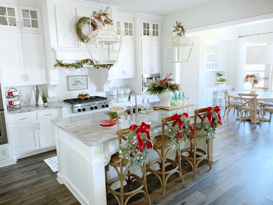 Christmas Kitchen Reveal with Cost Plus World Market - My Texas House