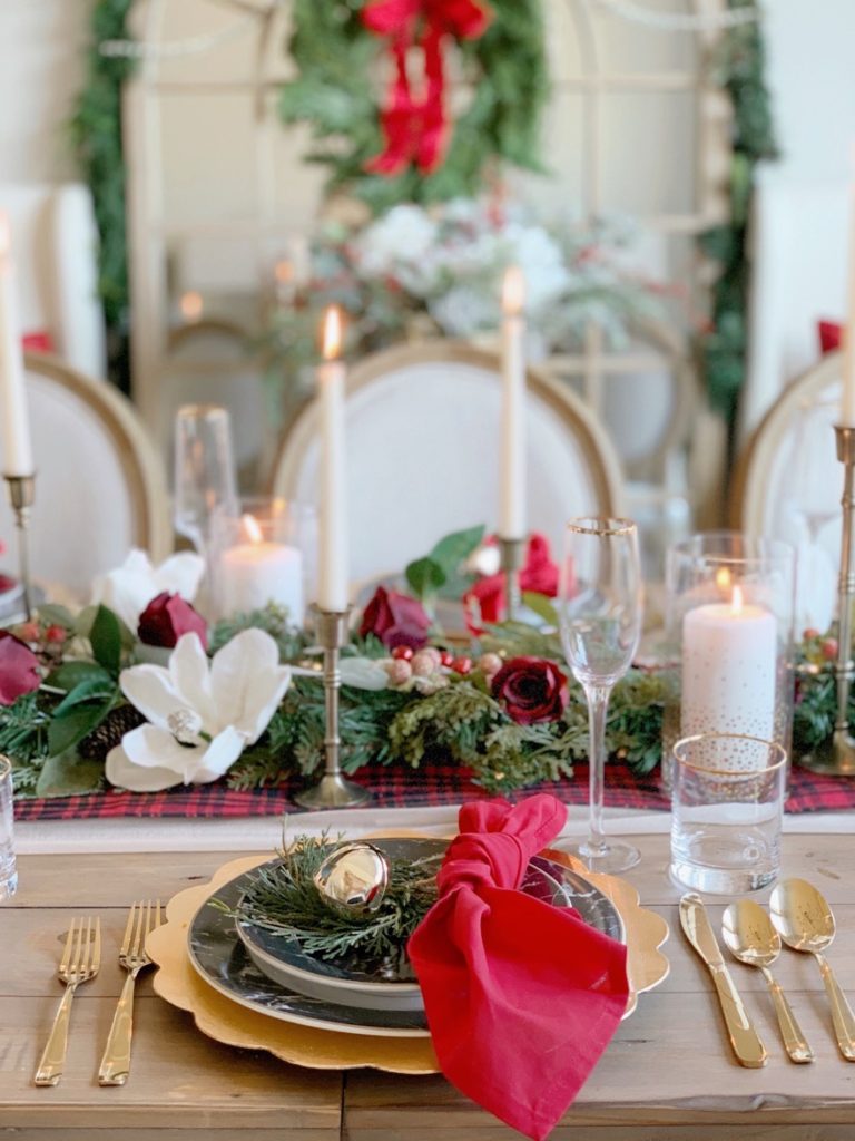 Elegant Christmas Tablescape - My Texas House