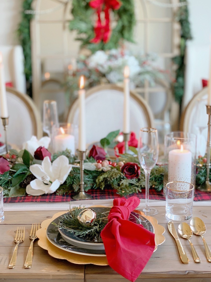 Elegant Christmas Tablescape  My Texas House