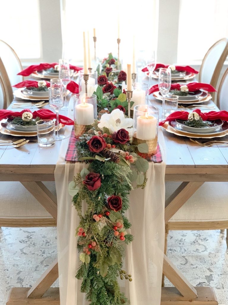 Elegant Christmas Tablescape - My Texas House